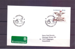 Sverige - Frimärketsdag  -  Linköping 1/10/1994 (RM6242) - Swans