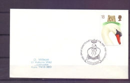 Great Britain -  The Swan Sanctuary - 19/1/1993 Echam  (RM6300) - Swans