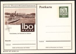 Germany 1962, Illustrated Postal Stationery "Friedrichshafen", Ref.bbzg - Cartes Postales Illustrées - Neuves