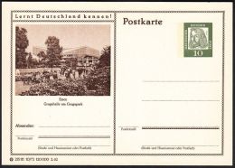 Germany 1962, Illustrated Postal Stationery "Grugapark In Essen", Ref.bbzg - Cartes Postales Illustrées - Neuves