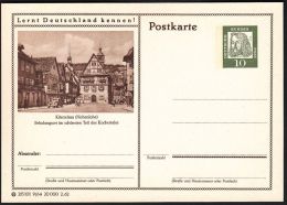 Germany 1962, Illustrated Postal Stationery "Kunzelsau", Ref.bbzg - Geïllustreerde Postkaarten - Ongebruikt