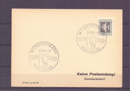 D.D.R. - 750 Jahre Storkow - 3/6/59  (RM6412) - Storks & Long-legged Wading Birds