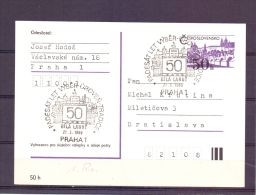 Ceskoslovensko -   Padesat Let Wyber Uroven  Tradice -  Praha 21/3/1989  (RM6451) - Cisnes