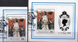 Zeremonie Wahrsagerei Südafrika Transkei 257+ Block 7 O 8€ Bloque Hojita Philatelic M/s Women Sheets Bf South Africa RSA - Gebraucht