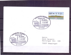 Deutsche Bundespost  -  60 Jahre Nibria '97 - Nienburg 5/10/1997  (RM6700) - Cigognes & échassiers
