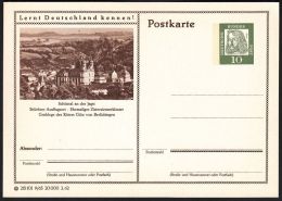 Germany 1962, Illustrated Postal Stationery "Schöntal Abbey  In Jagst", Ref.bbzg - Cartoline Illustrate - Nuovi
