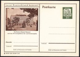 Germany 1962, Illustrated Postal Stationery "Kestner Museum In Hannover", Ref.bbzg - Cartes Postales Illustrées - Neuves