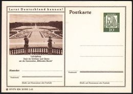 Germany 1962, Illustrated Postal Stationery "Garden Festival In Ludwigsburg", Ref.bbzg - Cartoline Illustrate - Nuovi