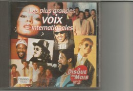 CD LES PLUS GRANDES VOIX INTERNATIONALES - Autres & Non Classés