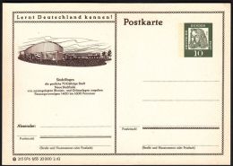 Germany 1962, Illustrated Postal Stationery "Sporthalle In Sindelfingen", Ref.bbzg - Cartoline Illustrate - Nuovi