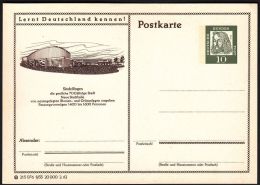 Germany 1962, Illustrated Postal Stationery "Sporthalle In Sindelfingen", Ref.bbzg - Geïllustreerde Postkaarten - Ongebruikt