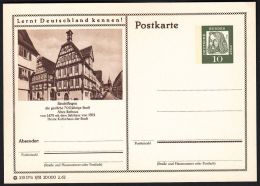 Germany 1962, Illustrated Postal Stationery "Old Town In Sindelfingen", Ref.bbzg - Cartes Postales Illustrées - Neuves