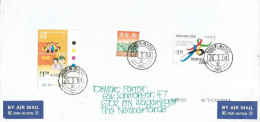 Hong Kong 2004 Olympic Games Beijing Bid Scouting Cover - Brieven En Documenten