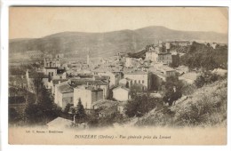 CPA DONZERE (Drome) - Vue Générale Prise Du Levant - Donzere