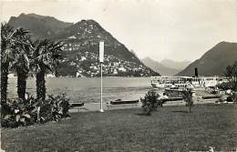 LUGANO. PARADISO E MONTE BRE'. CARTOLINA ANNI '50 - Paradiso