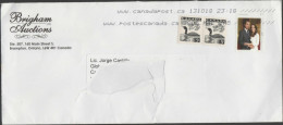 O) 2011 CANADA, PRINCE GUILLERMO AND KATE MIDDLETON, DUCKS, COVER XF - Airmail