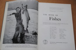 1958 The Book Of Fishes NATIONAL GEOGRAPHIC Illustrations Le Livre Des Poissons - Boeken Over Verzamelen