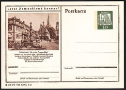 Germany 1962, Illustrated Postal Stationery "Michelstadt", Ref.bbzg - Cartoline Illustrate - Nuovi