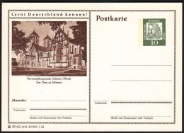 Germany 1962, Illustrated Postal Stationery "Provincial Capital Münster - The Cathedral Of Munster", Ref.bbzg - Cartoline Illustrate - Nuovi