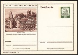 Germany 1962, Illustrated Postal Stationery "Castle Braunfels", Ref.bbzg - Cartoline Illustrate - Nuovi