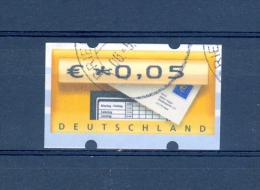 2002  N° 6 € * 0,05  DISTRIBUTEURS  PHOSPHORESCENT OBLITÉRÉ - Timbres De Distributeurs [ATM]