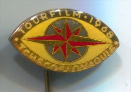 TOURFILM 1968. CSSR - Vintage Pin, Badge - Cinéma