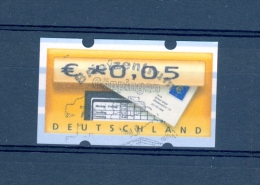 2002   N° 6  € * 0, 05 DISTRIBUTEURS PHOSPHORESCENT OBLITÉRÉ  GÖPPINGEN 73033 - Timbres De Distributeurs [ATM]