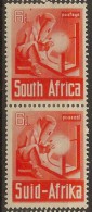 SOUTH AFRICA 1941 6d V Pair SG 93 M #CM362 - Nuovi