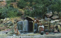 LOS ANGELES A WESTERN MINING CAMP - THE HOME OF A MILIONAIRE TO BE OLD POSTCARD 1907 - Los Angeles