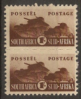 SOUTH AFRICA 1942 1/- Pair SG 104 HM #CM444 - Ungebraucht