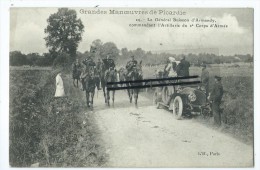 CPA - Grandes Manoeuvres De Picardie -Le Général Buisson D'Armandy Commandant L'Artillerie Du 2e Corps D'Armée - Picardie