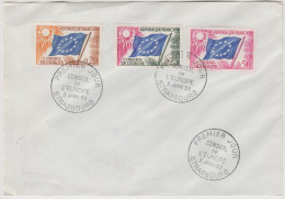 FRANCIA - France - 1963 - CONSEIL DE L EUROPE - Strasbourg - FDC - EU-Organe