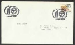 Portugal Cachet Commémoratif Congrès Tourisme Algarve Lagos 1984 Event Pmk Congress Tourism In The Algarve - Postal Logo & Postmarks