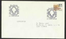 Portugal Cachet Commémoratif Expo Philatelique Porto 1984 Philatelic Expo Oporto Event Postmark - Flammes & Oblitérations