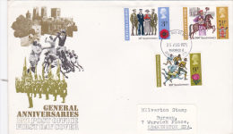 Great Britain 1971 Anniversaries FDC - Zonder Classificatie