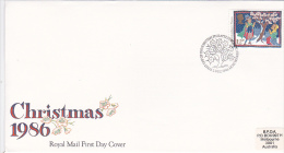 Great Britain 1986 Christmas  FDC - Sin Clasificación