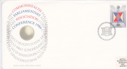 Great Britain 1986 Cmmonwealth Parliamentary  FDC - Unclassified