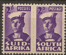 SOUTH AFRICA 1942 2d Flaw SG 100c UNHM #CM431 - Unused Stamps