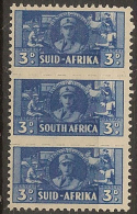 SOUTH AFRICA 1942 3d Unit SG 101 UNHM #CM442 - Ongebruikt