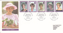 Great Britain 1998 Diana Princess Of Wales  FDC - Non Classificati