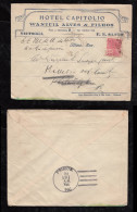 Brazil Brasil 1930 Advertising Cover HOTEL CAPITOLIO Victoria ES To RIMOS USA - Covers & Documents