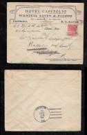 Brazil Brasil 1930 Advertising Cover HOTEL CAPITOLIO Victoria ES To RIMOS USA - Brieven En Documenten