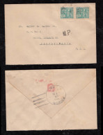 Brazil Brasil 1931 Cover 2x 100R VOVO RIO To PRIMOS USA M.P.Postmark UPA Rate - Lettres & Documents