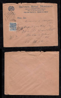 Brazil Brasil 1933 Advertising Cover GRANDE HOTEL MODERNO CURITIBA To USA - Covers & Documents