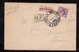 Brazil Brasil 1934 Cover Single Use 200RS To USA UPA Rate M.P.postmark Praca Maua - Lettres & Documents