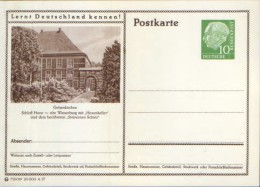 Germany-Federal Republic - Stationery Postcard Unused 1954 -P23, Gelsenkirchen Schloss Horst - Bildpostkarten - Ungebraucht