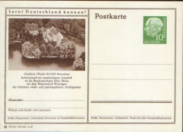 Germany-Federal Republic - Stationery Postcard Unused 1954 -P23, Gladbeck ( Westf) - Wasserschloß Wittringen - Cartes Postales Illustrées - Neuves