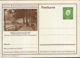 Germany-Federal Republic - Stationery Postcard Unused 1959 -P41,Beerfelden,im Herzen Des Odenwaldes - Cartes Postales Illustrées - Neuves