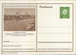 Germany-Federal Republic - Stationery Postcard Unused 1959 -P41,Ludwigshafen Am Rhein - Bildpostkarten - Ungebraucht