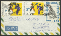 Brazil, Air Mail Cover , 2 Scans, 1969. - Cartas & Documentos